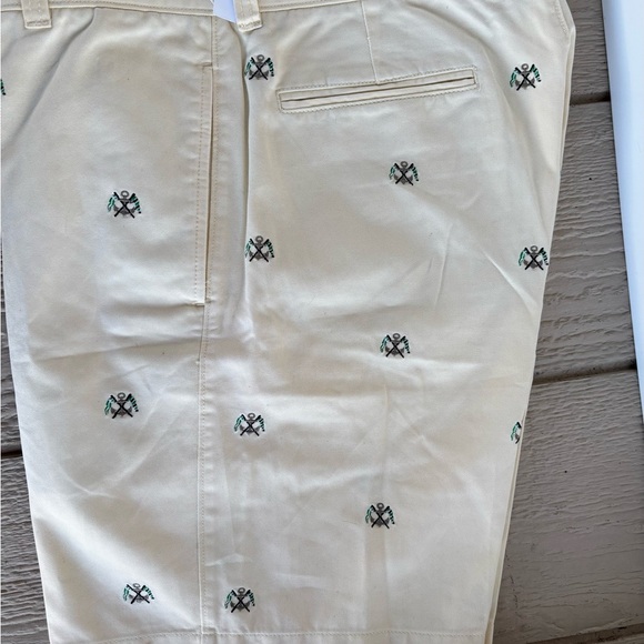 J. Crew Tan Flat Front Shorts Cotton Blend Casual - Picture 6 of 16